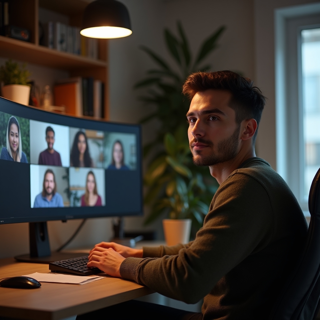 Sesiune de formare online cu participanți activi